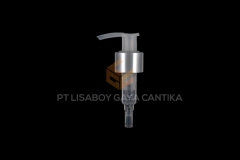 5010-PUMP-LOTION-NECK-24-CHROME-SILVER
