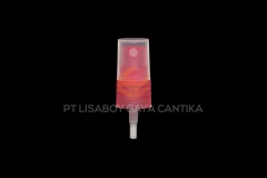 5015-1-SPRAYER-NECK-18-TRANSPARANT-RED