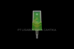 5015-6-SPRAYER-NECK-18-TRANSPARANT-GREEN