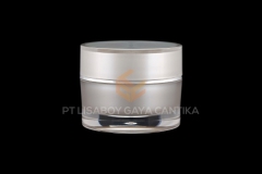 1001-6-ACRYLIC-ROUND-JAR-PEARL-LIST-SILVER-10-GR