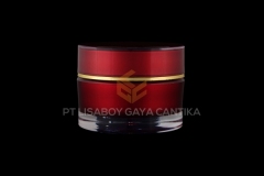 1001-7-ACRYLIC-ROUND-JAR-MAROON-10-GR
