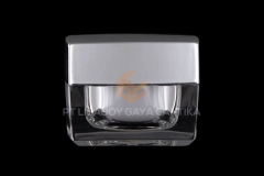 1032-2-ACRYLIC-SQUARE-JAR-SILVER-10-GR